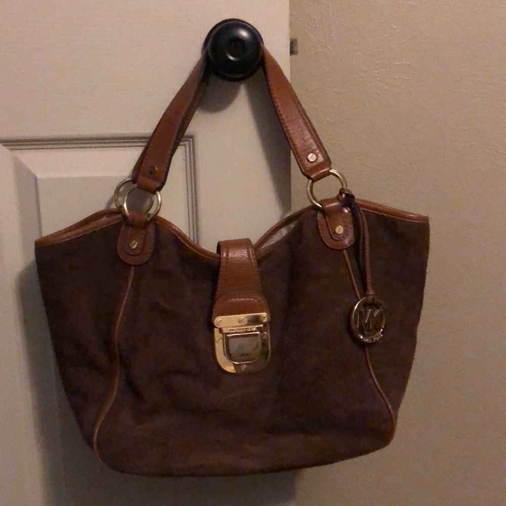 Mk suede purse